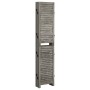 Biombo de 6 paneles de madera maciza gris 214x166 cm de vidaXL, Divisores de ambientes - Ref: Foro24-338577, Precio: 126,60 €...