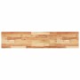Estante flotante madera acacia maciza acabado aceite 140x30x2cm en Estanterías | Comprar online en Foru.es