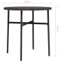 Mesita de centro de ratán sintético marrón 45 cm de vidaXL, Mesas de jardín - Ref: Foro24-317175, Precio: 27,06 €, Descuento: %