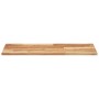 Estante flotante madera acacia maciza acabado aceite 100x40x2cm en Estanterías | Comprar online en Foru.es