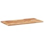 Estante flotante madera acacia maciza acabado aceite 100x40x2cm en Estanterías | Comprar online en Foru.es