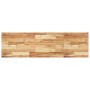 Estante flotante madera acacia maciza acabado aceite 120x40x2cm en Estanterías | Comprar online en Foru.es