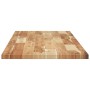 Estante flotante madera acacia maciza acabado aceite 120x40x2cm en Estanterías | Comprar online en Foru.es