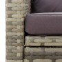 Sillón de jardín con cojines ratán sintético gris de vidaXL, Sillas de jardín - Ref: Foro24-316872, Precio: 128,94 €, Descuen...