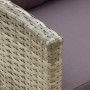 Sillón de jardín con cojines ratán sintético gris de vidaXL, Sillas de jardín - Ref: Foro24-316872, Precio: 128,94 €, Descuen...