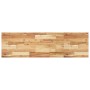 Estante flotante madera acacia maciza acabado aceite 140x40x2cm en Estanterías | Comprar online en Foru.es