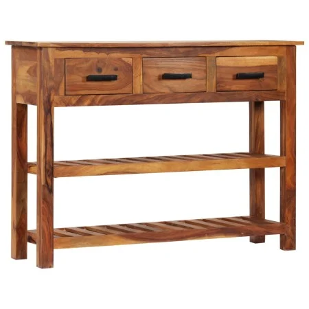 Aparador con 3 cajones madera maciza de acacia 110x30x80 cm de vidaXL, Aparadores - Ref: Foro24-338032, Precio: 263,08 €, Des...