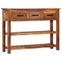 Aparador con 3 cajones madera maciza de acacia 110x30x80 cm de vidaXL, Aparadores - Ref: Foro24-338032, Precio: 265,40 €, Des...