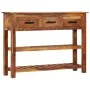 Aparador con 3 cajones madera maciza de acacia 110x30x80 cm de vidaXL, Aparadores - Ref: Foro24-338032, Precio: 263,08 €, Des...