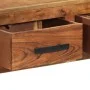 Aparador con 3 cajones madera maciza de acacia 110x30x80 cm de vidaXL, Aparadores - Ref: Foro24-338032, Precio: 263,08 €, Des...