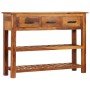 Aparador con 3 cajones madera maciza de acacia 110x30x80 cm de vidaXL, Aparadores - Ref: Foro24-338032, Precio: 265,40 €, Des...