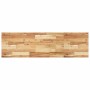 Estante flotante 4 uds madera acacia acabado aceite 140x40x2 cm en Estanterías | Comprar online en Foru.es