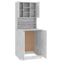 Mueble de lavadora gris hormigón de vidaXL, Accesorios para lavadoras y secadoras - Ref: Foro24-3082012, Precio: 166,42 €, De...