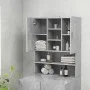 Mueble de lavadora gris hormigón de vidaXL, Accesorios para lavadoras y secadoras - Ref: Foro24-3082012, Precio: 160,72 €, De...