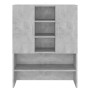 Mueble de lavadora gris hormigón de vidaXL, Accesorios para lavadoras y secadoras - Ref: Foro24-3082012, Precio: 166,42 €, De...