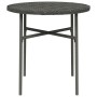 Mesita de centro de ratán sintético gris 45 cm de vidaXL, Mesas de jardín - Ref: Foro24-317176, Precio: 25,97 €, Descuento: %