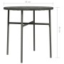 Mesita de centro de ratán sintético gris 45 cm de vidaXL, Mesas de jardín - Ref: Foro24-317176, Precio: 25,97 €, Descuento: %