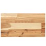 Estante flotante madera acacia maciza acabado aceite 60x20x4 cm en Estanterías | Comprar online en Foru.es