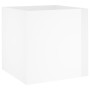 Set de muebles de recibidor madera contrachapada blanco brillo de vidaXL, Armarios roperos - Ref: Foro24-3082059, Precio: 113...