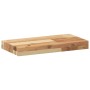 Estantes flotantes 4 uds madera acacia acabado aceite 60x20x4cm en Estanterías | Comprar online en Foru.es