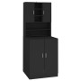 Mueble de lavadora negro de vidaXL, Accesorios para lavadoras y secadoras - Ref: Foro24-3082009, Precio: 146,08 €, Descuento: %