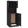 Mueble de lavadora negro de vidaXL, Accesorios para lavadoras y secadoras - Ref: Foro24-3082009, Precio: 146,08 €, Descuento: %