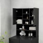 Mueble de lavadora negro de vidaXL, Accesorios para lavadoras y secadoras - Ref: Foro24-3082009, Precio: 146,08 €, Descuento: %