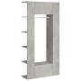 Muebles de recibidor 2 uds madera contrachapada gris hormigón de vidaXL, Taquillas y armarios de almacenamiento - Ref: Foro24...