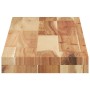 Estante flotante madera acacia maciza acabado aceite 100x20x4cm en Estanterías | Comprar online en Foru.es