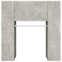 Muebles de recibidor 2 uds madera contrachapada gris hormigón de vidaXL, Taquillas y armarios de almacenamiento - Ref: Foro24...