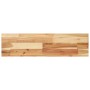 Estante flotante 3 uds madera acacia acabado aceite 100x20x4 cm en Estanterías | Comprar online en Foru.es