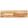 Estante flotante 4 uds madera acacia acabado aceite 100x20x4 cm en Estanterías | Comprar online en Foru.es