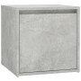 Juego de muebles recibidor madera contrachapada gris hormigón de vidaXL, Armarios roperos - Ref: Foro24-3082066, Precio: 127,...