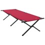 Cama Solar Plegable  con Bolsa de Transporte Tela Oxford 600D Roja | Foro24.es | Tu tienda online para hogar, jardín y más Foro24.es