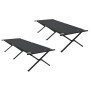 Camas Solares 2 pcs con Bolsa de Transporte Negra 600D Tejido Oxford | Foro24.es | Tu tienda online para hogar, jardín y más Foro24.es