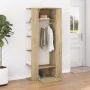 Muebles de recibidor 2 uds madera contrachapada roble sonoma de vidaXL, Taquillas y armarios de almacenamiento - Ref: Foro24-...