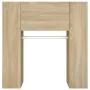 Muebles de recibidor 2 uds madera contrachapada roble sonoma de vidaXL, Taquillas y armarios de almacenamiento - Ref: Foro24-...