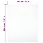 Sábana bajera jersey algodón blanco 180x200 cm de vidaXL, Sábanas - Ref: Foro24-136248, Precio: 18,30 €, Descuento: %