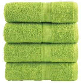Toallas de invitados SOLUND 4 uds verde manzana 30x50 cm 600gsm de , Toallas - Ref: Foro24-137495, Precio: 16,50 €, Descuento: %
