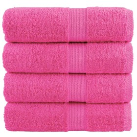 Comprar Toallas de invitados SOLUND 4 uds rosa