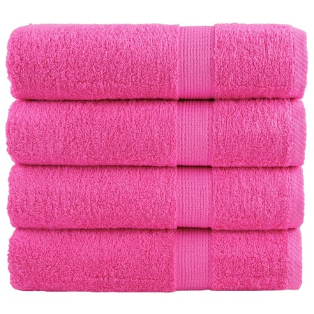 Toallas de ducha SOLUND 4 unidades rosa 70x140 cm 600 gsm | Foro24.es | Tu tienda online para hogar, jardín y más Foro24.es