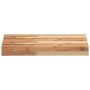 Estante flotante madera acacia maciza acabado aceite 40x30x4 cm en Estanterías | Comprar online en Foru.es