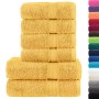 Juego de toallas premium SOLUND 6 unidades dorado 600 gsm de , Toallas - Ref: Foro24-137559, Precio: 49,66 €, Descuento: %