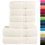 Juego de toallas premium SOLUND 6 unidades crema 600 gsm de , Toallas - Ref: Foro24-137567, Precio: 58,98 €, Descuento: %
