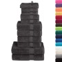 Juego de toallas premium SOLUND 12 unidades antracita 600 gsm de , Toallas - Ref: Foro24-137571, Precio: 67,52 €, Descuento: %