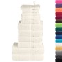 Juego de toallas premium SOLUND 12 unidades crema 600 gsm de , Toallas - Ref: Foro24-137584, Precio: 67,74 €, Descuento: %