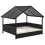 Caseta para perros con cojín ratán sintético de , Casetas para perros - Ref: Foro24-366390, Precio: 121,04 €, Descuento: %