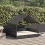 Caseta para perros con cojín ratán sintético de , Casetas para perros - Ref: Foro24-366390, Precio: 121,04 €, Descuento: %