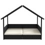 Caseta para perros con cojín ratán sintético de , Casetas para perros - Ref: Foro24-366390, Precio: 121,04 €, Descuento: %