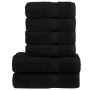 Juego de toallas premium SOLUND 6 unidades negro 600 gsm de , Toallas - Ref: Foro24-137565, Precio: 58,98 €, Descuento: %